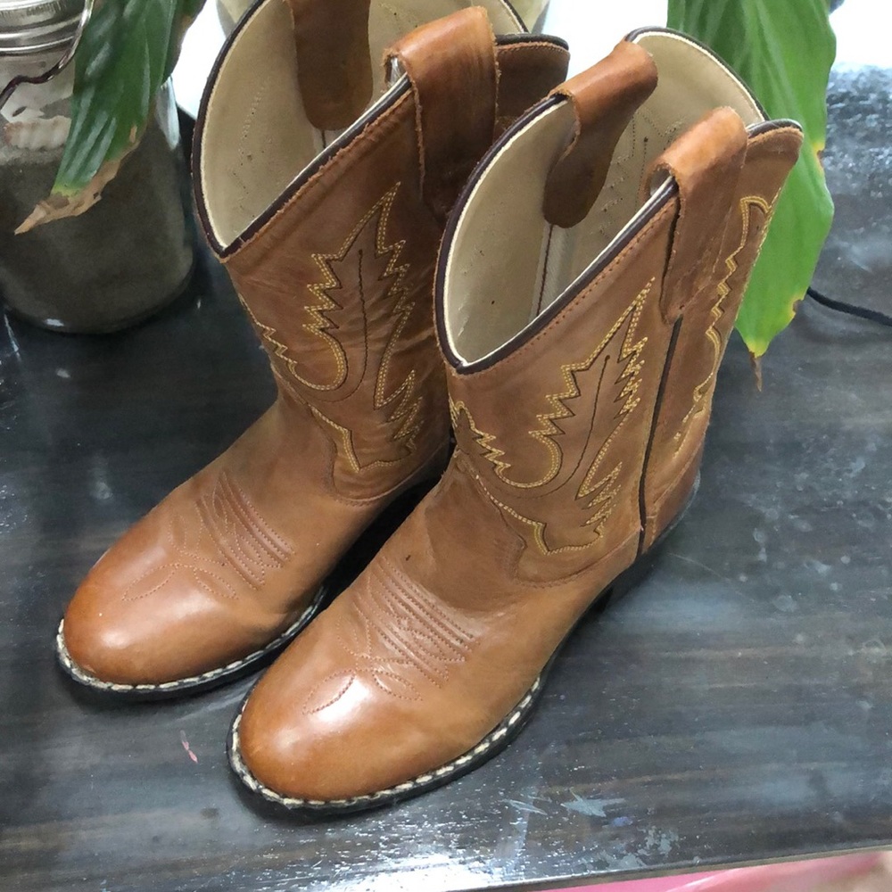 Girls Old West cowgirl boots